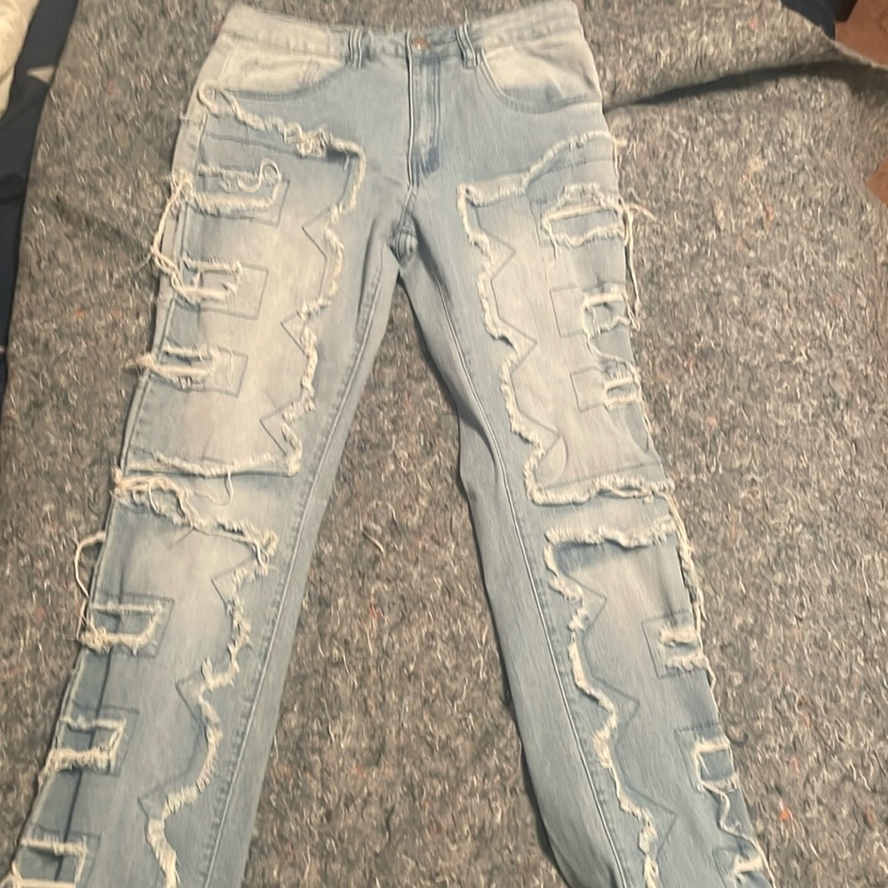 Stacked jeans
